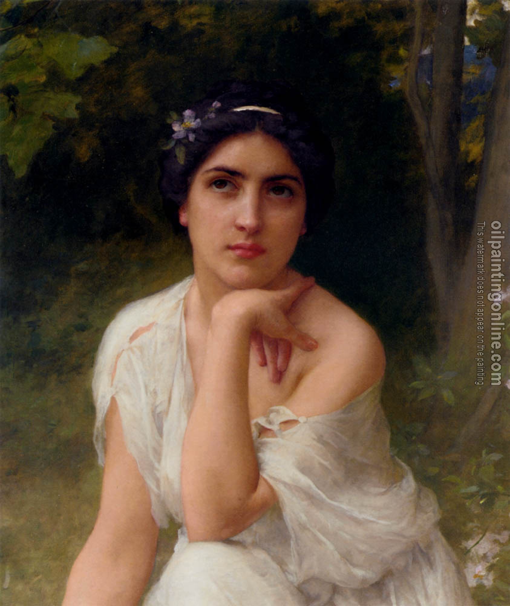 Charles Amable Lenoir - Pensive